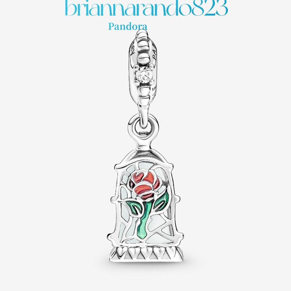 Pandora Disney Beauty And The Beast Enchanted Ros… - image 2
